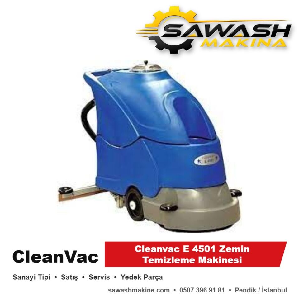 Cleanvac E 4501 Zemin Temizleme Makinesi