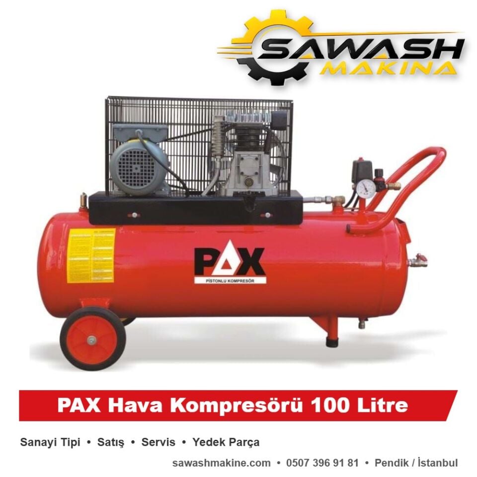 PAX Hava Kompresörü 100 Litre