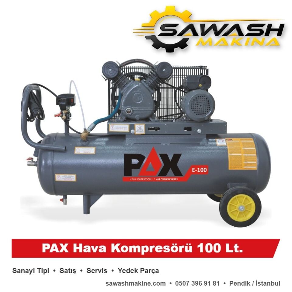 PAX Hava Kompresörü 100 Lt.