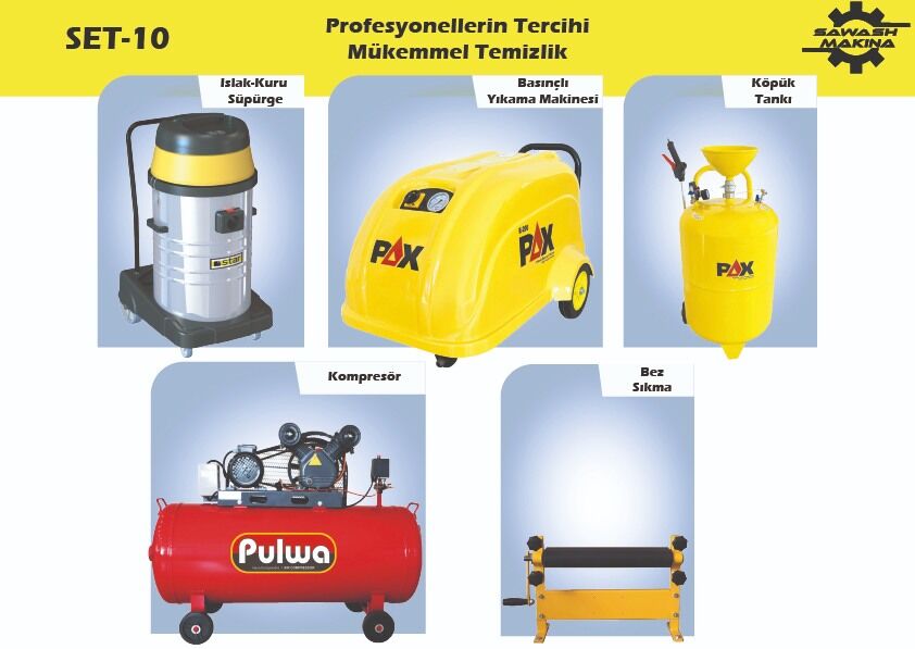 Pax Oto Yıkama Seti Proseti Deterjanlı Profesyonel Set