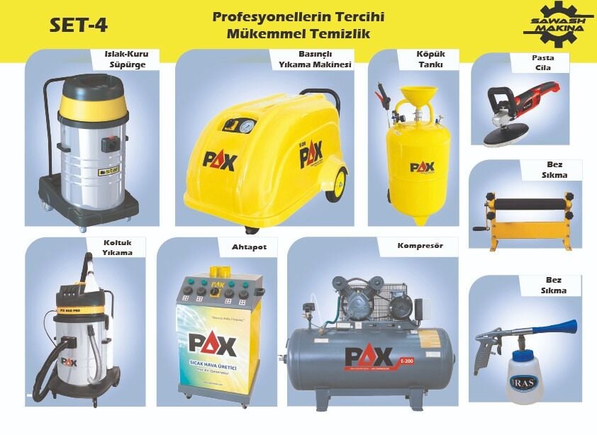 Oto Yıkama ve Oto Kuaför Seti Pro – Profesyonel Komple Set
