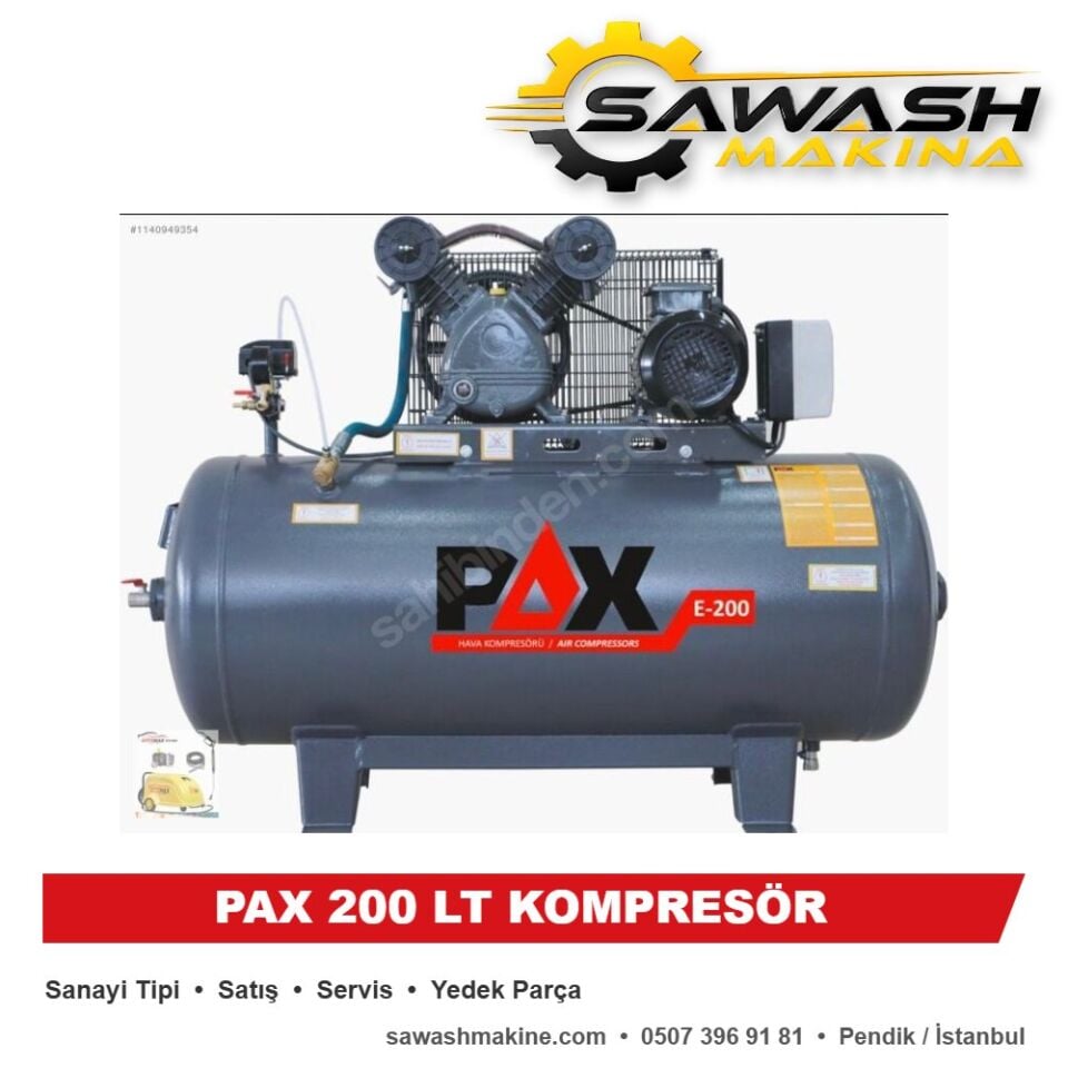 PAX 200 Lt Kompresör