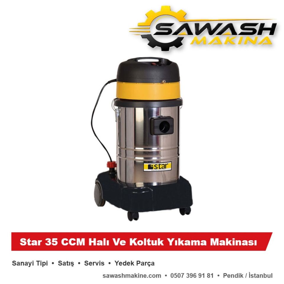 Star 35 CCM Halı ve Koltuk Yıkama Makinesi