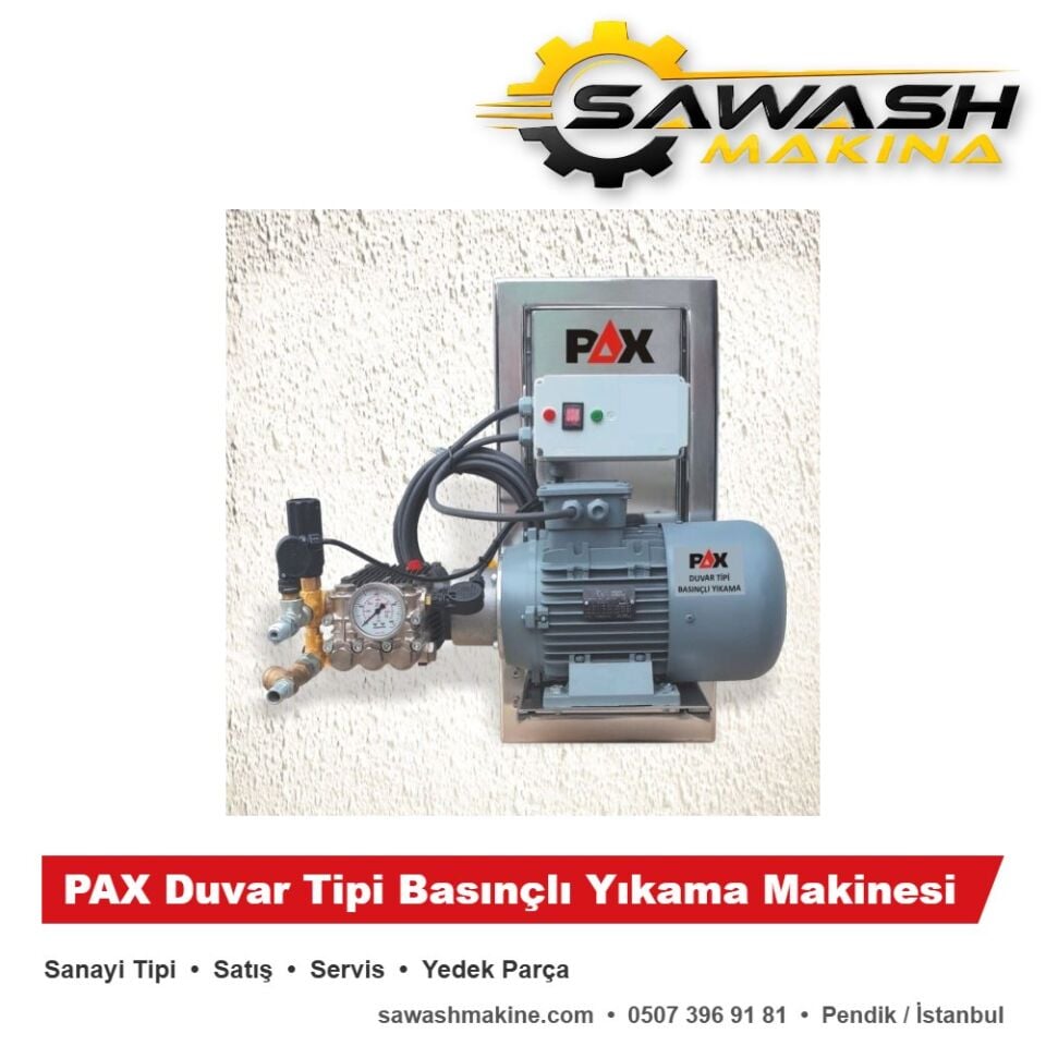 PAX Duvar Tipi Basınçlı Yıkama Makinesi