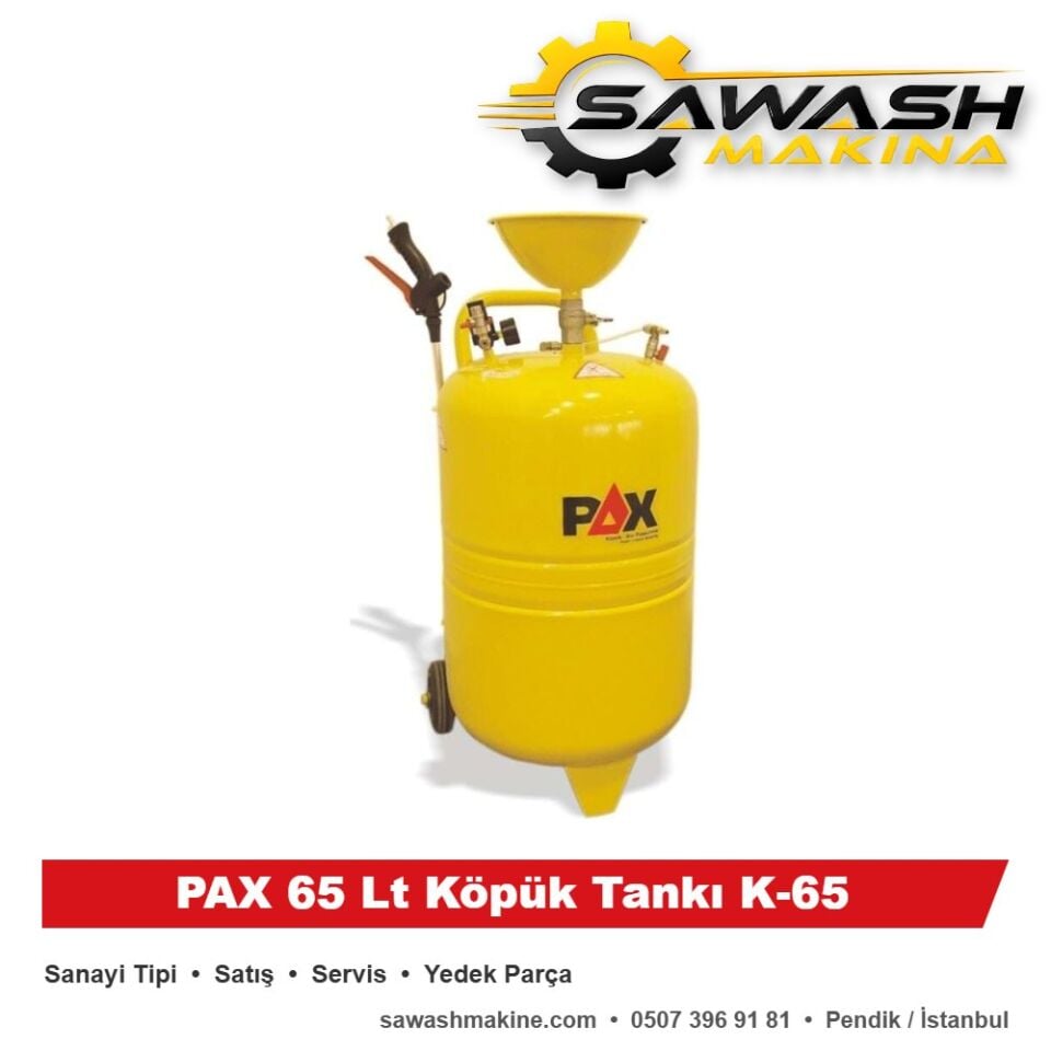 PAX 65 Lt Köpük Tankı K-65
