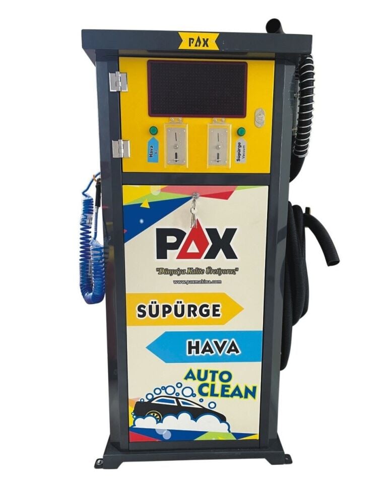 PAX Self Servis Oto Süpürge ve Hava Makinesi