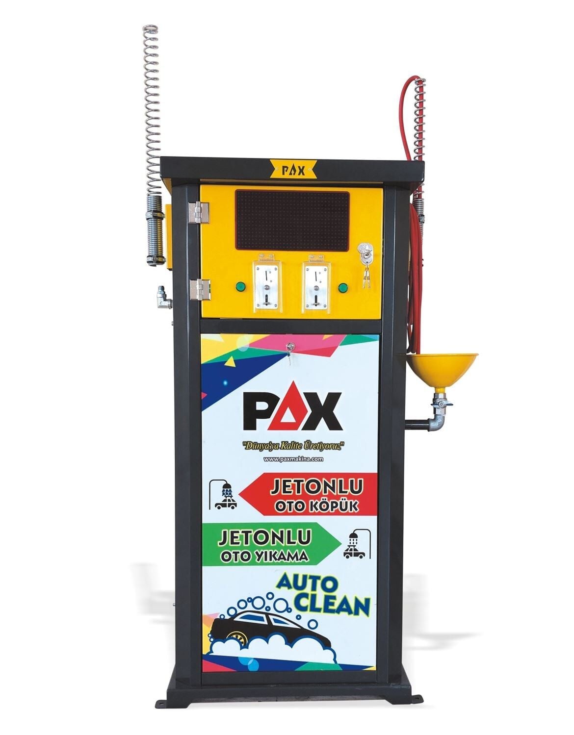 PAX Self Servis İkisi Bir Arada Yıkama ve Köpük Makinesi