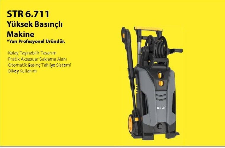 Star STR 6.711 Yüksek Basınçlı Yıkama Makinesi