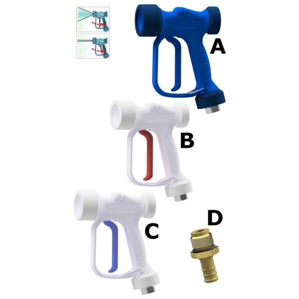 PA RB 65 - adjustable spray pattern - blue Yüksek Basınç Yıkama Tabancası