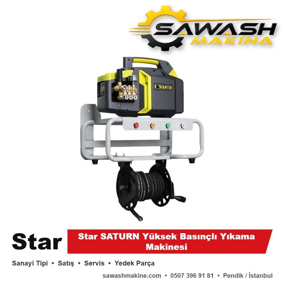 Star SATURN Yüksek Basınçlı Yıkama Makinesi