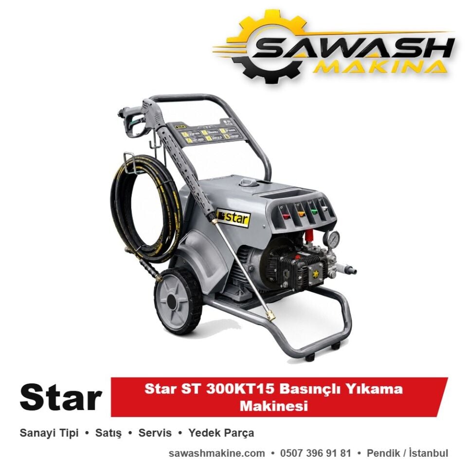 Star ST 300KT15 Basınçlı Yıkama Makinesi