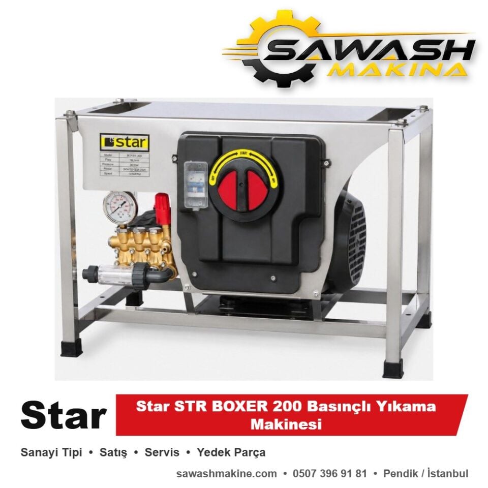 Star STR BOXER 200 Basınçlı Yıkama Makinesi