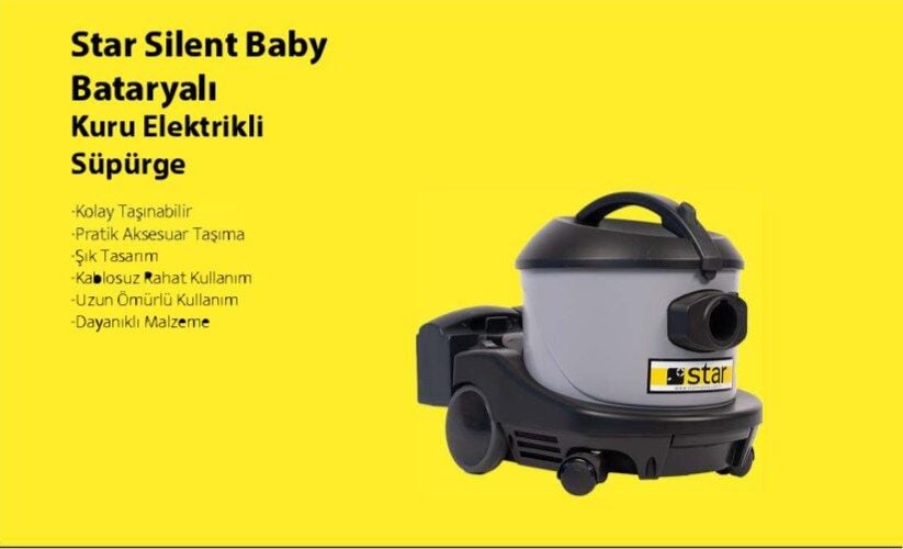 Star Silent Baby Bataryalı Kuru Elektrikli Süpürge