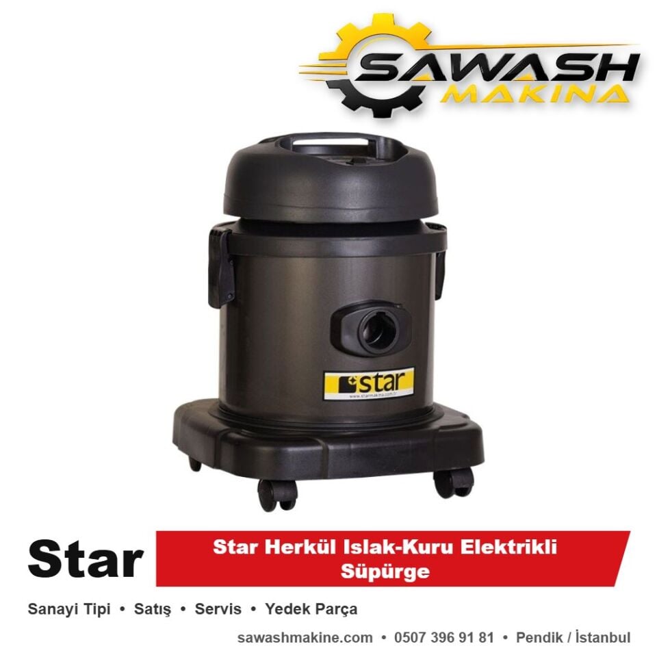 Star Herkül Islak-Kuru Elektrikli Süpürge