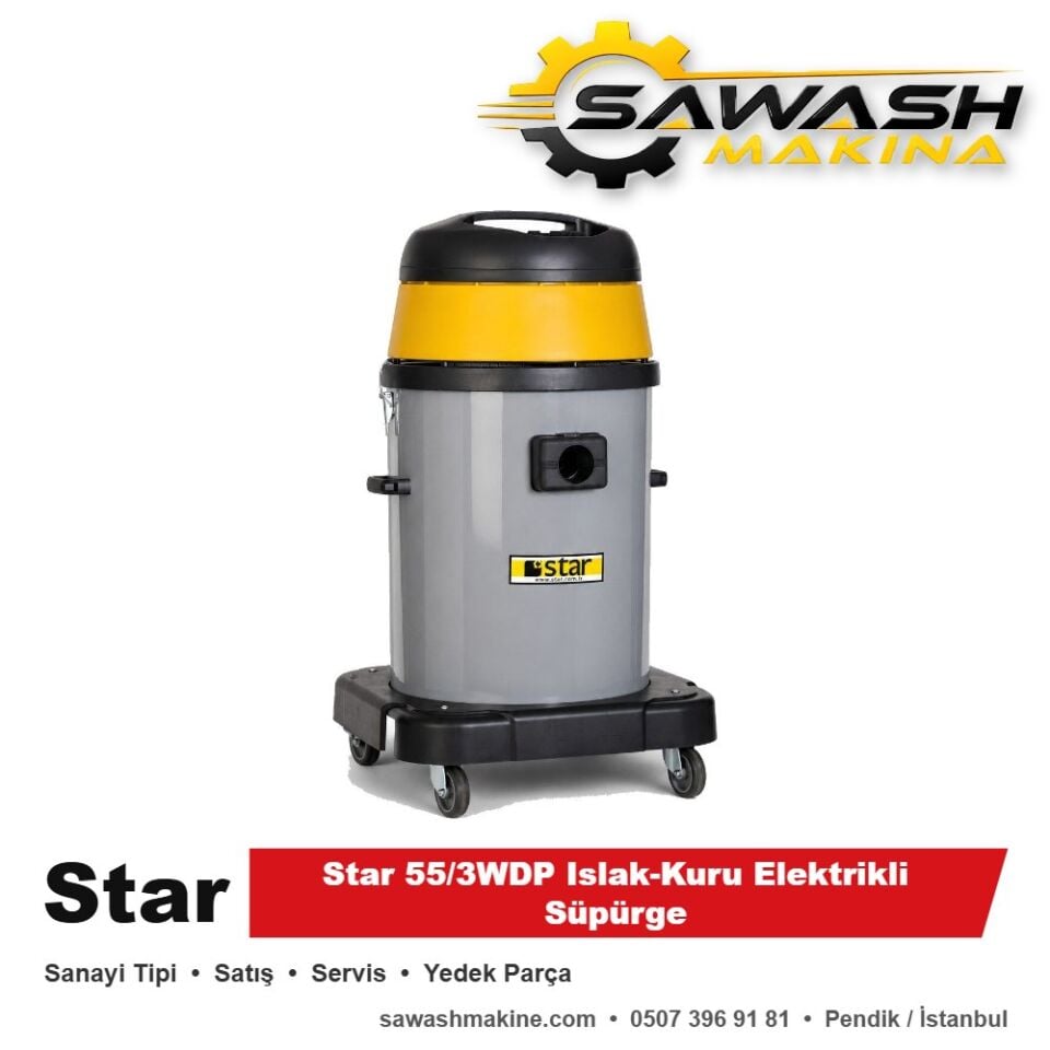 Star 55/3WDP Islak-Kuru Elektrikli Süpürge