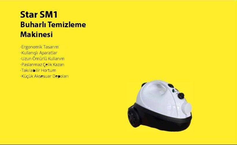 Star SM1 Buharlı Temizleme Makinesi