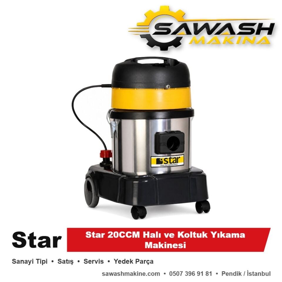 Star 20CCM Halı ve Koltuk Yıkama Makinesi