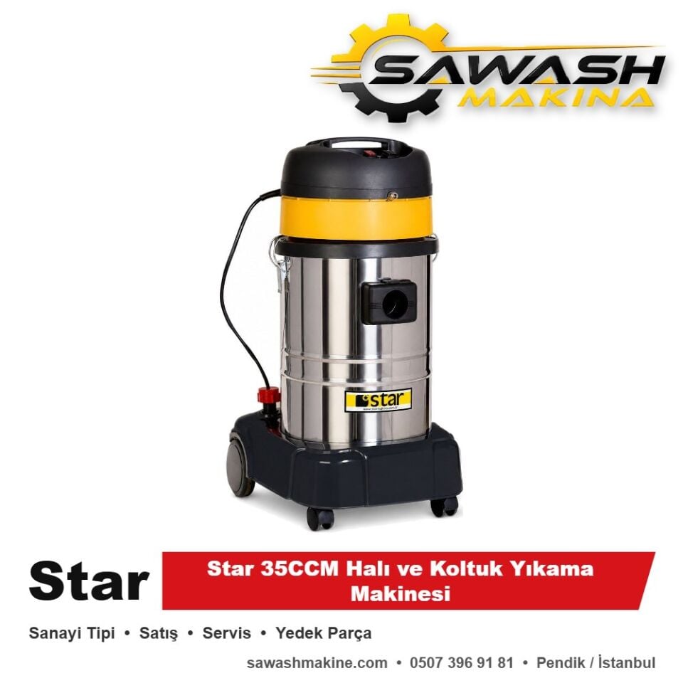 Star 35CCM Halı ve Koltuk Yıkama Makinesi
