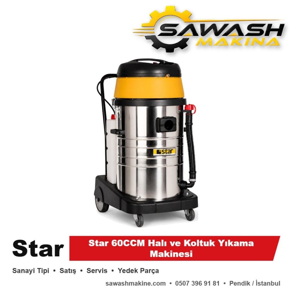 Star 60CCM Halı ve Koltuk Yıkama Makinesi