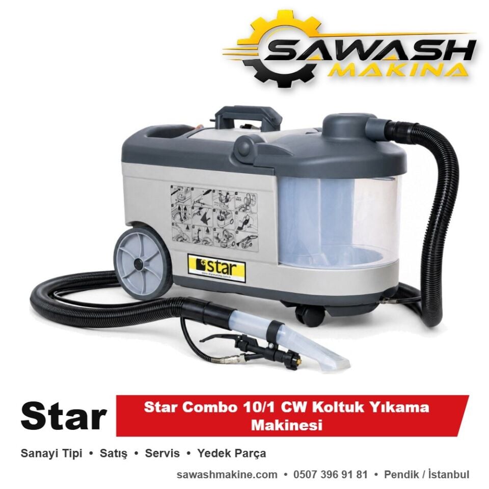 Star Combo 10/1 CW Koltuk Yıkama Makinesi
