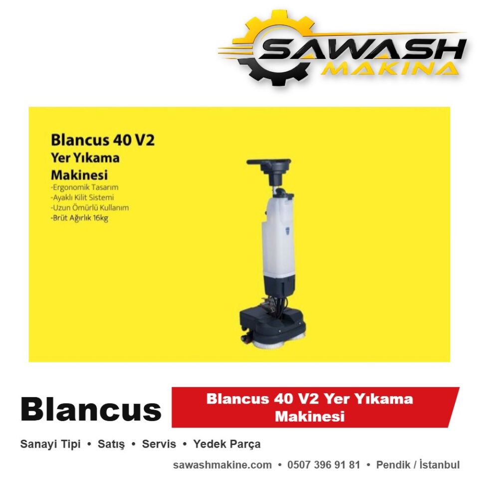 Blancus 40 V2 Yer Yıkama Makinesi