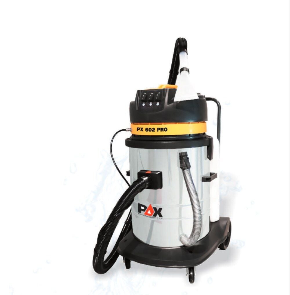 PAX PX-602 PRO Koltuk ve Halı Yıkama Makinası (Oto Kuaför) 1200 x 2 Motorlu