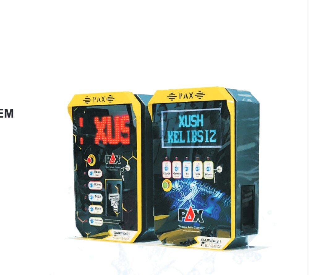 PAX PX-J2KP-LED Self Servis 2 Fonksiyonlu Pano Jetonlu (Led Ekranlı)