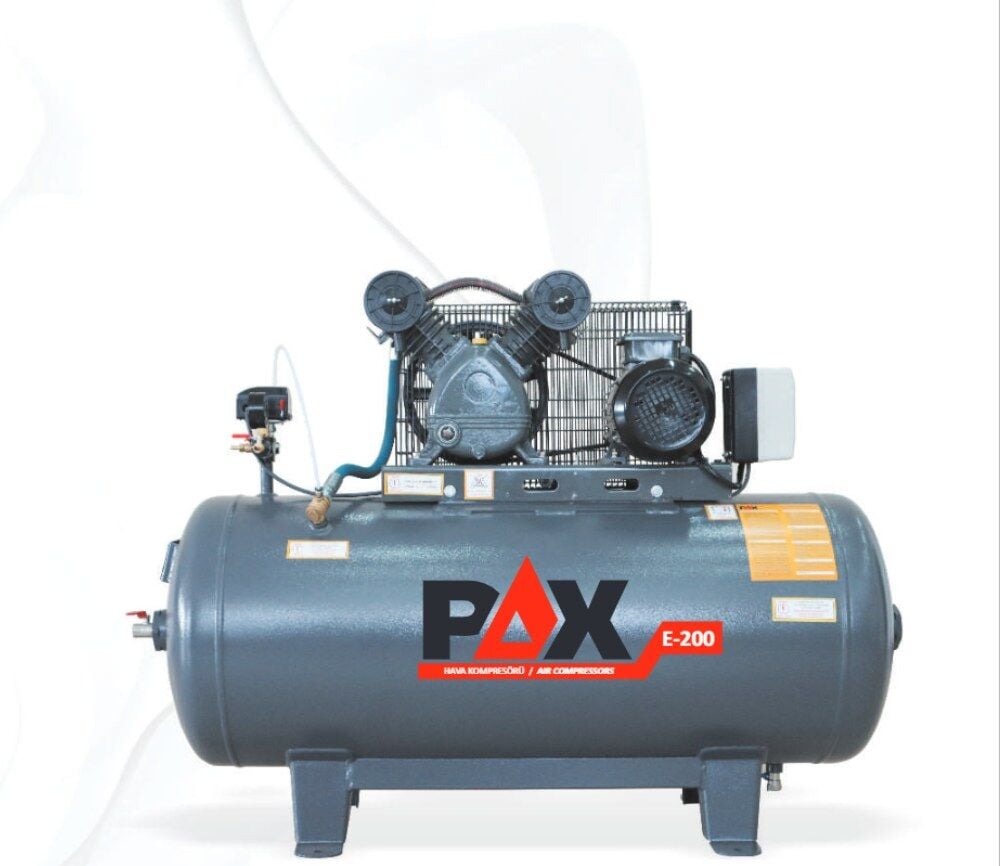 PAX PX E-200 T 200 Lt Pistonlu Hava Kompresörü 3 HP EKO Trifaz