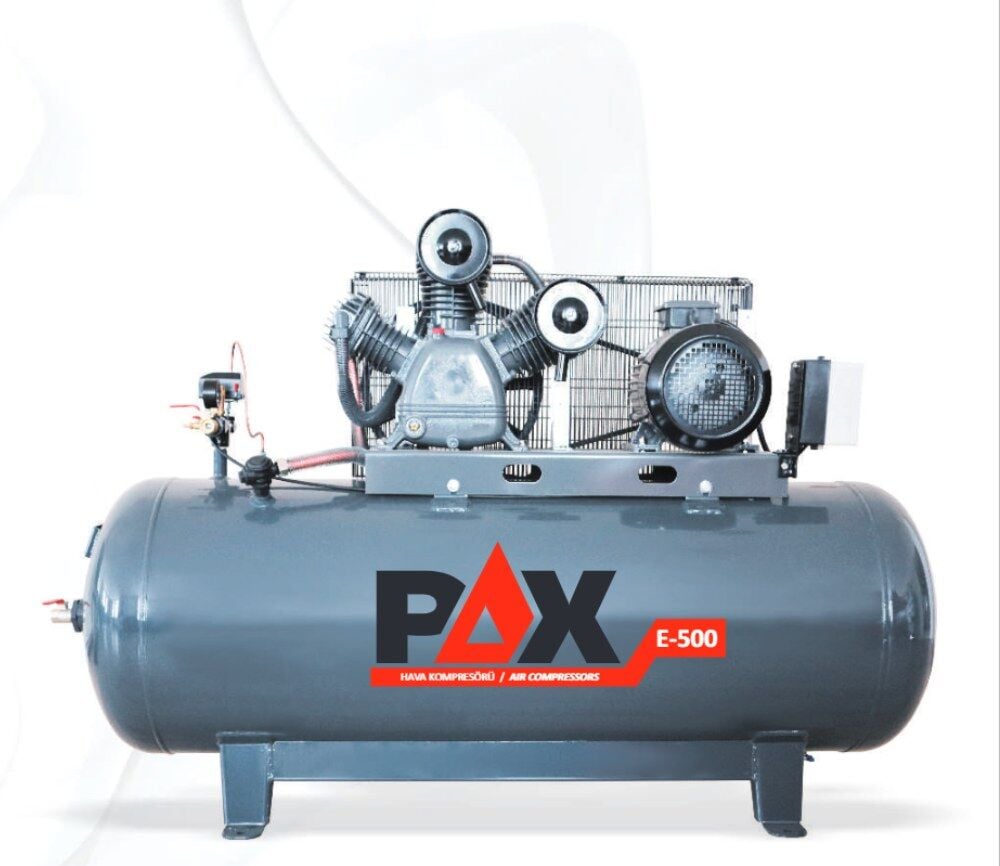 PAX PX E-500.10 T 500 Lt Pistonlu Hava Kompresörü 10 HP EKO Trifaz