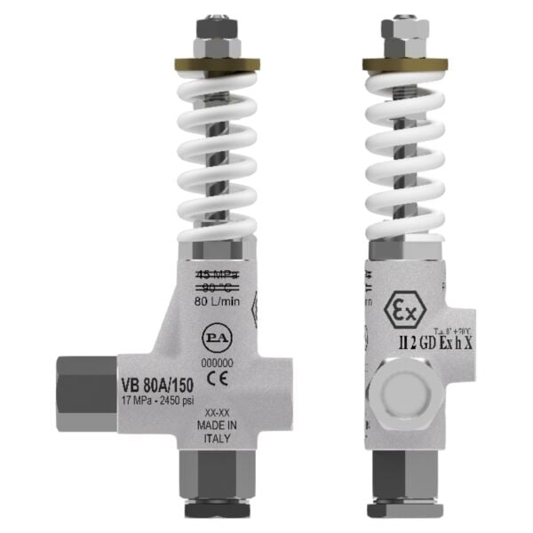 PA VB 80 - Aisi 303 Atex Bypass Valfi