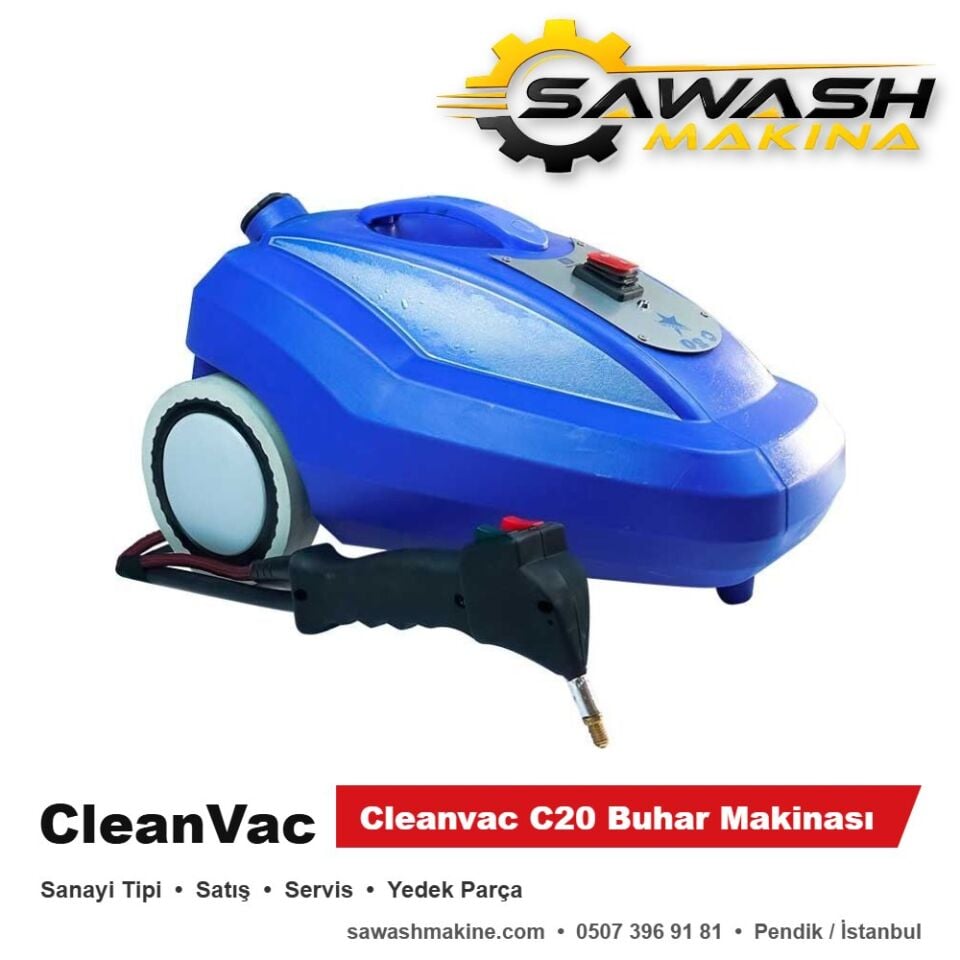 Cleanvac C20 Buhar Makinesi