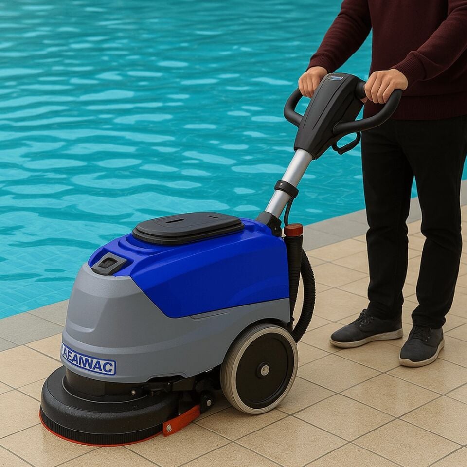 Cleanvac B 180 Akülü Zemin Temizleme Makinesi