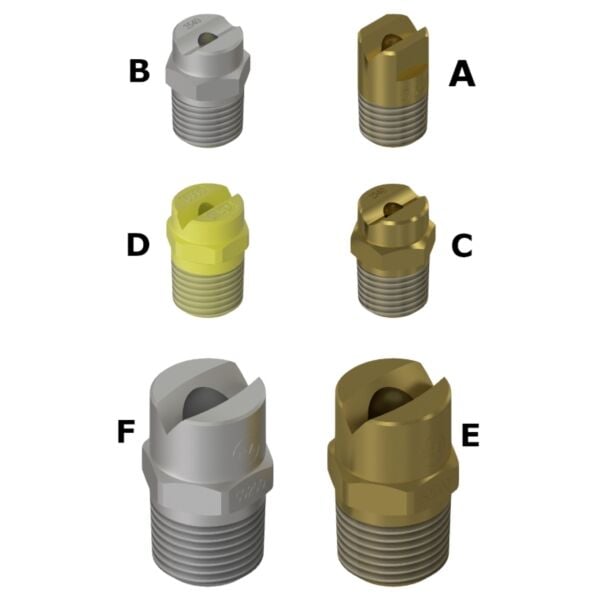 PA Low Pressure Brass Nozzle Kumlama / Kanal Açma Nozulu
