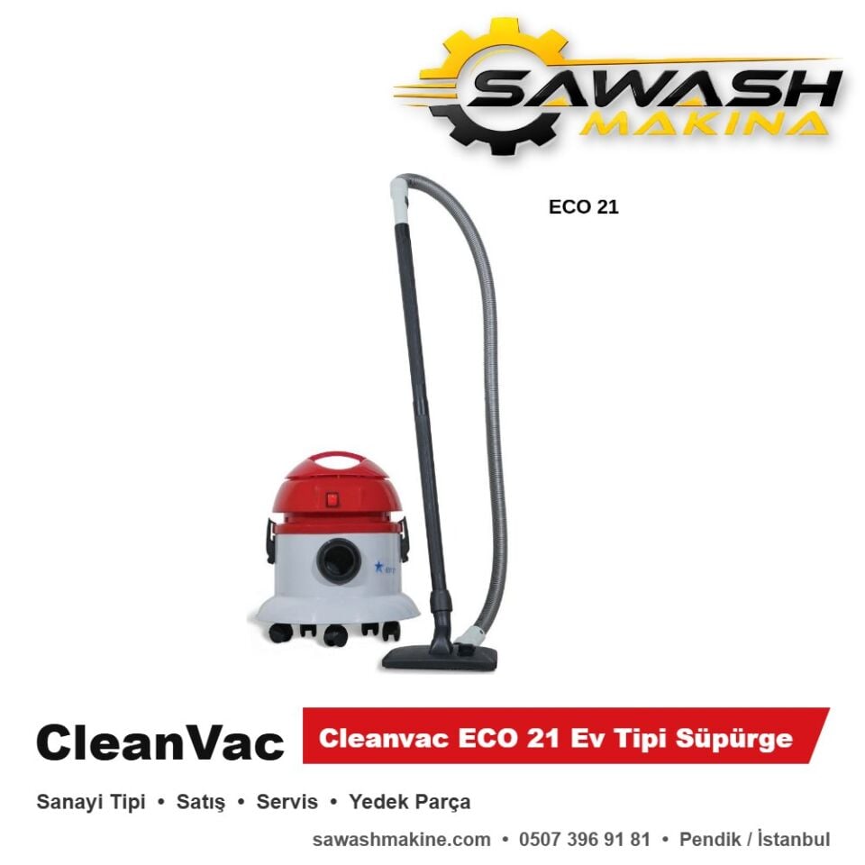 Cleanvac ECO 21 Ev Tipi Süpürge