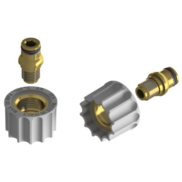 PA AR1 - ''B'' Coupler M21 2 pcs. - Bsp Vidalı Hızlı Kaplin