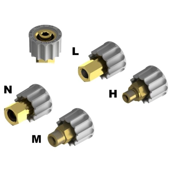 PA AR1 - ''B'' Coupler M21- 3 pcs.- Bsp Vidalı Hızlı Kaplin