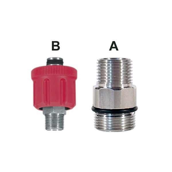 PA AR9 - Coupler 600 bar M24 - 2 O-Rings - Bsp Vidalı Hızlı Kaplin