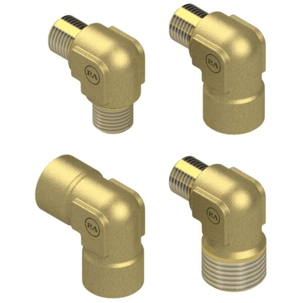 PA Brass elbow fittings Yıkama Makinesi Aksesuarı