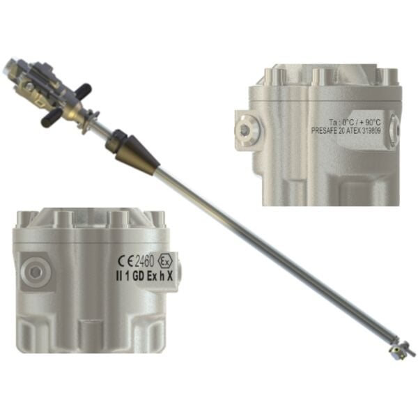 PA MI63 - Hydraulic-driven Tank Cleaner - Atex 0100 Tank Yıkama / Özel Nozul