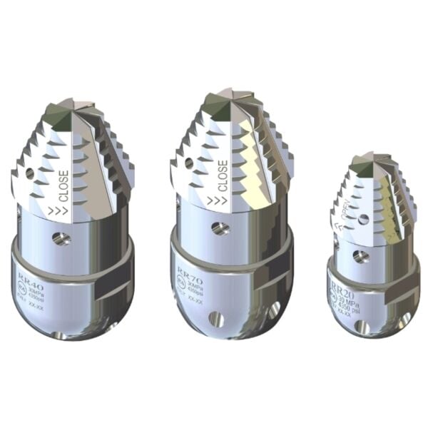 PA RR - Rotating drain cleaning stainless steel nozzle Kumlama / Kanal Açma Nozulu