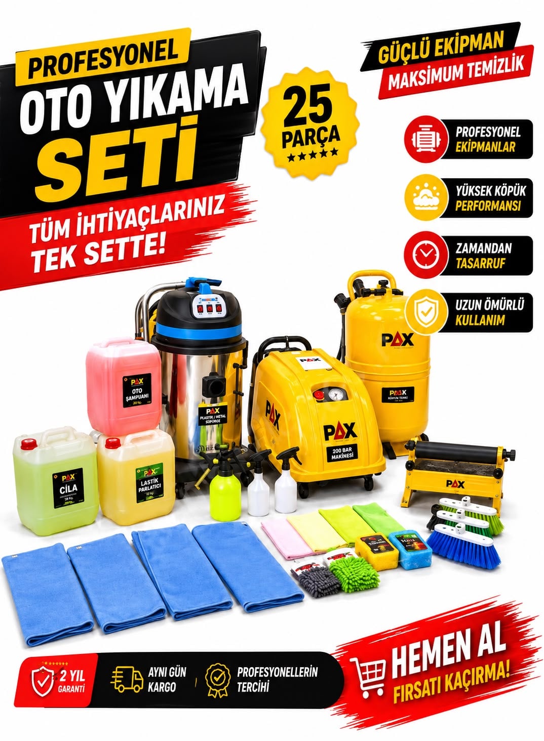 25 Parça Profesyonel Set