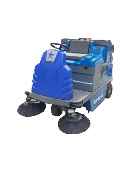 CLEANVAC BS 1450 Akülü ve Binicili Süpürme Aracı
